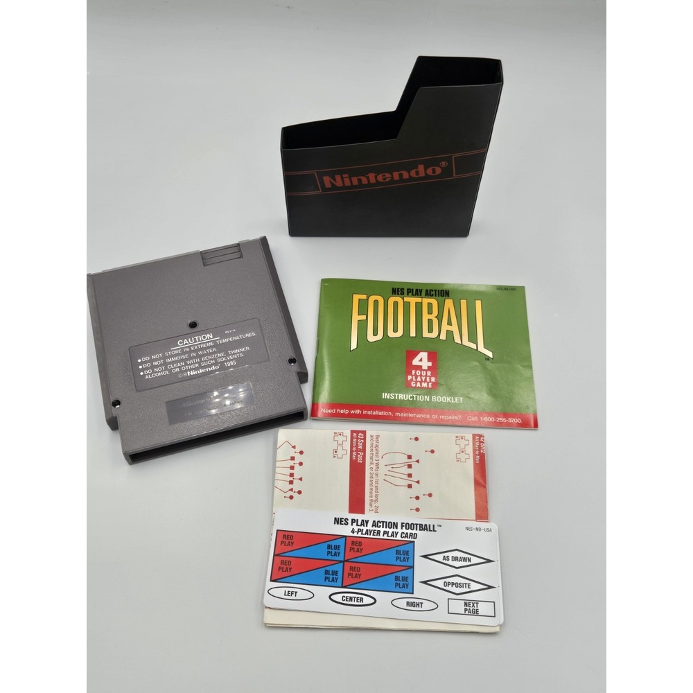 Nintendo Games (3) NFL Power Play, Jaleco Bases Loaded, NES Play Action Football - Picture 7 of 9